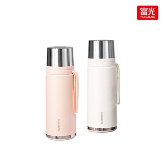 富光（FUGUANG）  朗行双饮休闲杯 FGZ2233-600 直身杯 304不锈钢 600ml 保温杯 一盖两用 保温保冷 携带方便