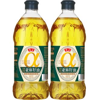 鲁花  亚麻籽油1.6升*2瓶