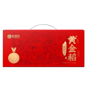 裕道府  黄金稻 五常大米5kg红色礼盒款 核心产区