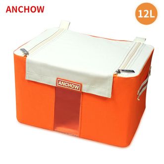 安巢/ANCHOW  搬家收纳箱化妆品收纳盒衣物整理箱牛津布储物箱子 百纳箱/AJ116 视窗型百纳箱