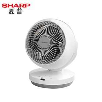 夏普/Sharp  电风扇/桌面空气循环扇/香薰小风扇/台式风扇/离子群净化遥控定时多角度摇头轻音节能PJ-CA204A