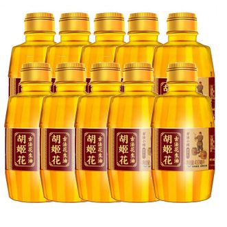 胡姬花  古法小榨花生油4L(400mlx10)小瓶装