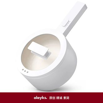 欧莱克（olayks）电煮锅【2L带蒸笼】智能多功能锅不粘锅一体式小电锅火锅电炒锅OLK-01-10