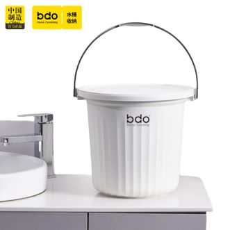 BDO  加厚带盖洗衣桶家用塑料桶储水桶学生宿舍提水桶洗澡桶洗衣桶泡脚桶