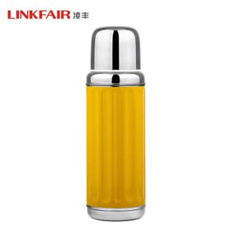 凌丰（LINKFAIR）  304不锈钢真空保温杯450ml 车载便捷喝水杯泡茶杯 办公商务泡茶杯茶水杯