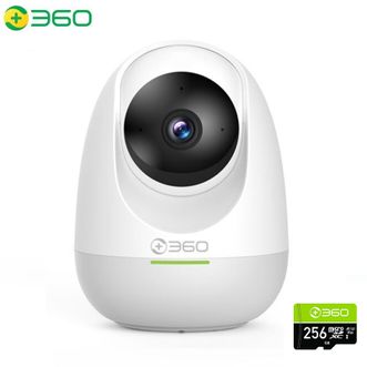 360  摄像头 8Pro 6MP版+256G内存卡 600万像素超微光全彩人形移动侦测 手机查看家用监控云台摄像头婴儿看护器