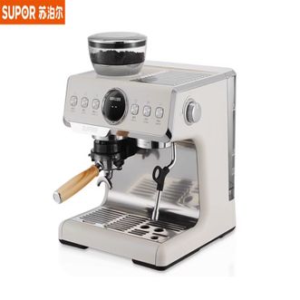 苏泊尔（SUPOR）  咖啡机SW-CFB302 家用办公半自动小型意式咖啡研磨一体式花式美式咖啡