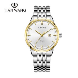 天王/Tianwang  手表 商场同款 休闲钢带男士手表 石英表 机械表（男款）