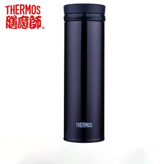 膳魔师（THERMOS）  保温杯随手杯500ml容量高真空不锈钢水杯JNO-501黑