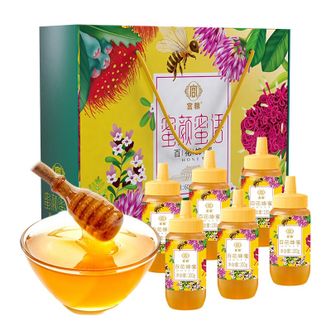 宫粮百花蜂蜜多花蜜早餐牛奶代餐伴侣蜜颜蜜语蜂蜜礼盒（百花蜂蜜100g*6）