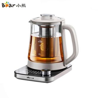 小熊/Bear  全钛养生壶 YSH-E15Z2 纯钛 烧水壶电热水壶家用恒温水壶煮茶器煮茶壶 加大滤网玻璃花茶壶 0胶水