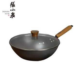 张小泉  防锈铁锅炒锅 健康无涂层精铁炒锅厨房爆炒防锈铁锅C32860100