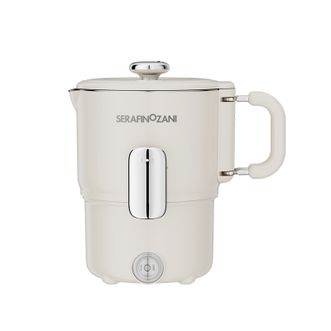SERAFINOZANI  折叠电热水壶创新折叠壶身不占地方304内胆800ML大容量两档温度象牙白