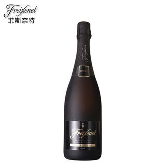 菲斯奈特 黑牌气泡葡萄酒 西班牙原瓶进口起泡酒 单支装750ml 