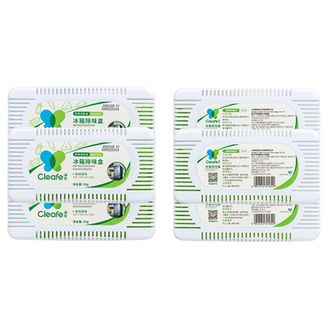 净安冰箱除味剂50g*6盒家用除臭剂盒活性炭纯物理吸异味除臭神器