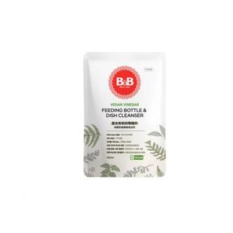 保宁（B&B）  必恩贝纯素奶瓶果蔬清洗剂果蔬净餐具清洗宝宝专用（袋装）500ml   BV01-02