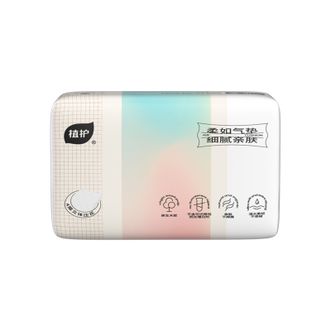 植护  气垫纸巾（幻彩系列）140*175/4层 80抽*6包/提