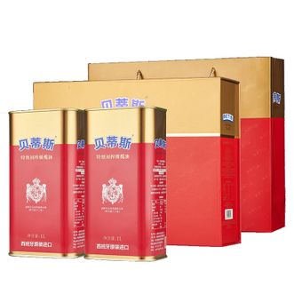 贝蒂斯  特级初榨橄榄油 1L*2礼盒装