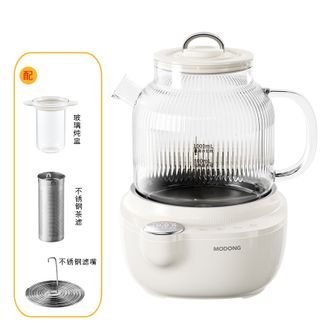 摩动/MODONG  养生壶 高配版（单机+不锈钢滤嘴+不锈钢滤网 +玻璃炖盅）
