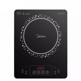 美的/Midea  电磁炉 2200W大功率家用猛火爆炒耐用面板八档火力纤薄 C22-RT22E01