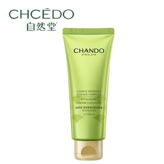 自然堂/Chando  雪松精油活颜洗颜霜150g   氨基酸洁面温润舒适深层净澈