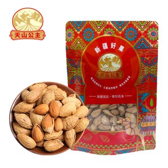 天山公主  原味生炒巴旦木168g/袋精选薄壳大颗粒原味巴旦木  168g/袋