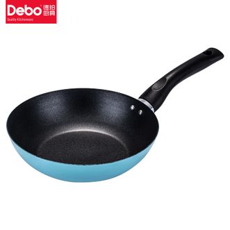 德铂（Debo）  卡莎煎锅 20CM家用不粘易洁多用途煎锅烹饪锅具 蓝色