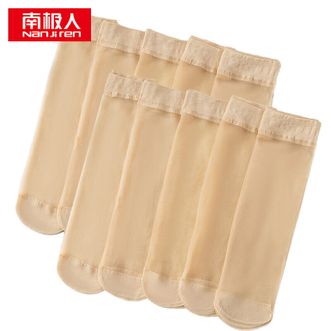 南极人（Nanjiren）  春夏款超薄包芯丝松口防勾丝女士短丝袜 浅肤色 20双装 100011065146