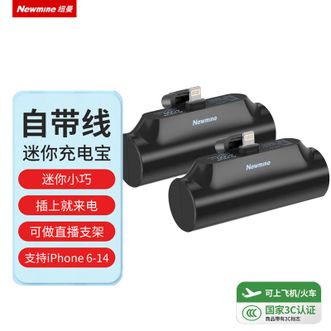 纽曼（Newmine）  胶囊充电宝Typec苹果接口AP01 迷你口袋充电电源4500毫安时