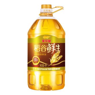 金龙鱼  稻谷鲜生食用植物调和油 4L