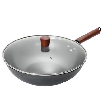 德铂（Debo）  艾娜炒锅32cm  无化学涂层少油烟不易粘炒菜锅电磁炉明火通用