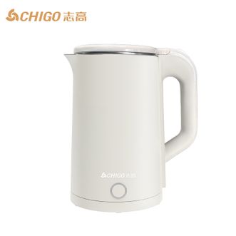志高/Chigo  电水壶烧水壶1.8L大容量电热水壶双层防烫自动断电家用烧水开水壶不锈钢 1.8L 电水壶 DC-A18F