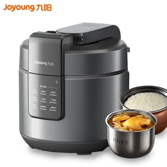 九阳/Joyoung  轻音免排气电压力锅压力煲5L双胆家用0涂层持久沸腾风冷降压快开盖高压锅电饭煲Y50H500S