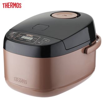 膳魔师（THERMOS）  3L电饭煲微电脑电饭锅 预约定时多功能煮饭煮粥煲汤炖煮锅厨房家用电器电炖锅电锅电热锅EHA-4138E-B棕色