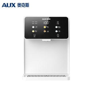 奥克斯/AUX  壁挂式直饮饮水机AUX-GX-D 管线机 家用净水器伴侣 即热即饮六段控温一键触控 【UV杀菌】白色-温热款