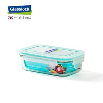 Glass Lock  饭盒保鲜盒 钢化玻璃保鲜盒长方形便当盒加厚耐摔饭盒碗 400ml