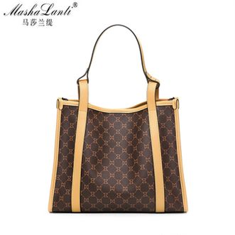 马莎兰缇/MashaLanti  实用大容量手提包女中年女士妈妈包上班通勤托特包M044406C30241J