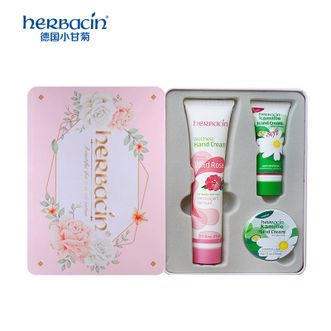 Herbacin  小甘菊玫瑰礼盒-B小甘菊玫瑰护手霜礼盒