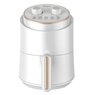 美的/Midea  家用多功能空气炸锅ZY1501 白色 小型1-3人份1.5L