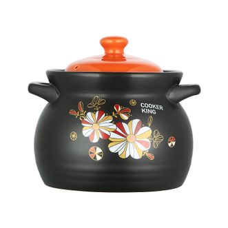 炊大皇（COOKER KING）  鲜味陶瓷煲（6L） TCXW6003