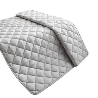 九洲鹿  褥子床垫  床被褥垫  冬季薄床垫保护垫  亲肤磨毛纯色软垫  150*200cm  灰色