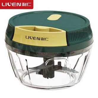 利仁（Liven）料理机家用手拉式拉蒜器蒜泥辣椒沫绞肉机料理机辅食机LPLS-1255
