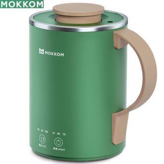 磨客  350ml迷你养生杯养生壶电热水杯办公室家用旅行便携煮茶器烧水壶带茶滤电水壶MK-387草绿