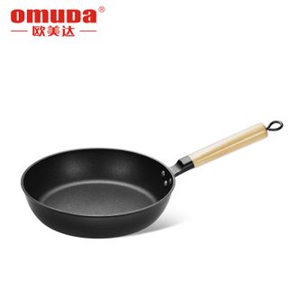 欧美达（OMUDA）  不粘锅电磁炉平底锅燃气炒菜锅不粘锅无油烟具 伯爵系列 26cm BJJ26-B
