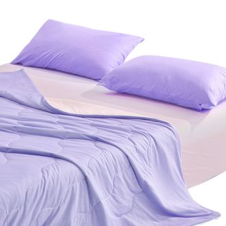 恒源祥  夏凉被A类抗菌针织凉感夏被凉感值0.24可机洗水洗空调被 【A类抗菌针织夏被】芋泥啵啵 200*230cm HYX431BZ