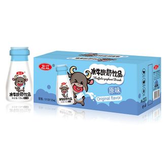 左江  水牛酸奶饮品经典原130ml*10瓶 儿童学生早餐奶常温奶mini乳饮料