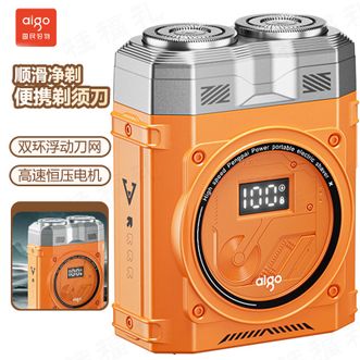 aigo 剃须刀 双环刀网精准剃须全身水洗干湿两用刮胡刀剃须刀 aigo 剃须刀 双环刀网精准剃须全身水洗干湿两用刮胡刀剃须刀