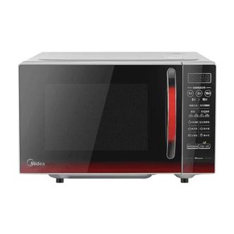 美的/Midea  微波炉 底盘加热 简单操作 家用微波炉 平板速热 20L EM7KCGW3-NR