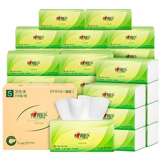 心相印  茶语丝享 3层 110抽*30包