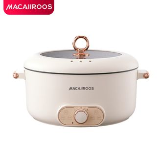 MACAIIROOS  电煮锅小电锅多用途锅宿舍学生锅火锅蒸煮一体家用煮面小型迷你锅早餐机 MC-HG612